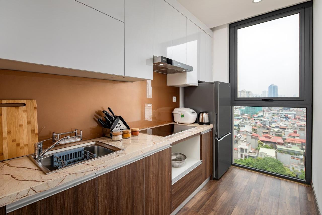 Nesta Grand Hao Nam Apartment Hanoi Bagian luar foto
