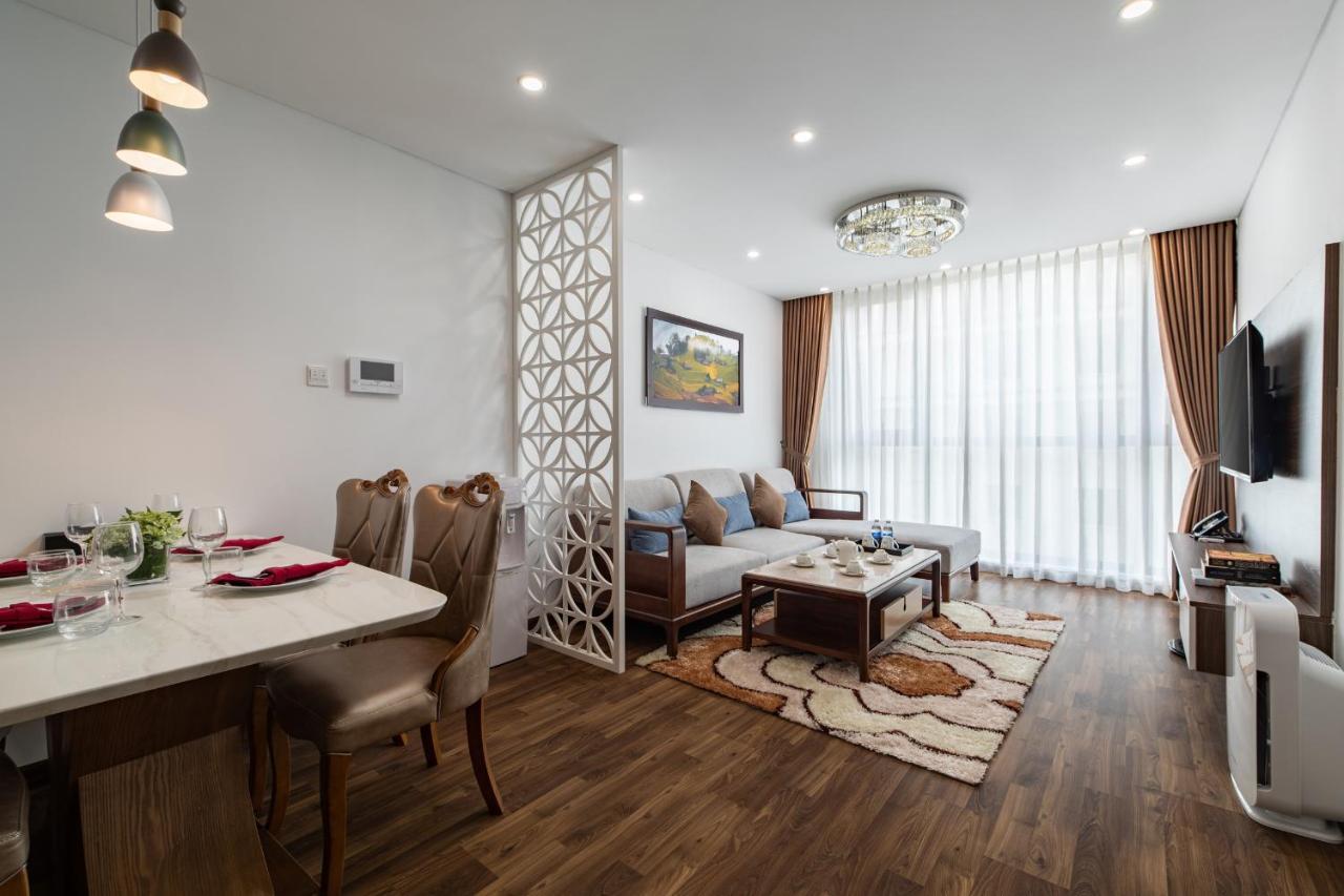 Nesta Grand Hao Nam Apartment Hanoi Bagian luar foto